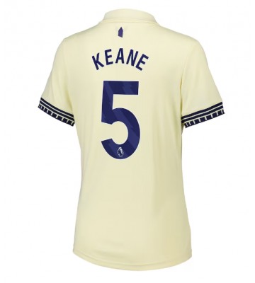 Everton Michael Keane #5 Replika Bortatröja Damer 2025-26 Kortärmad Everton Michael Keane #5 Replika Bortatröja Damer 2025-26 Kortärmad
